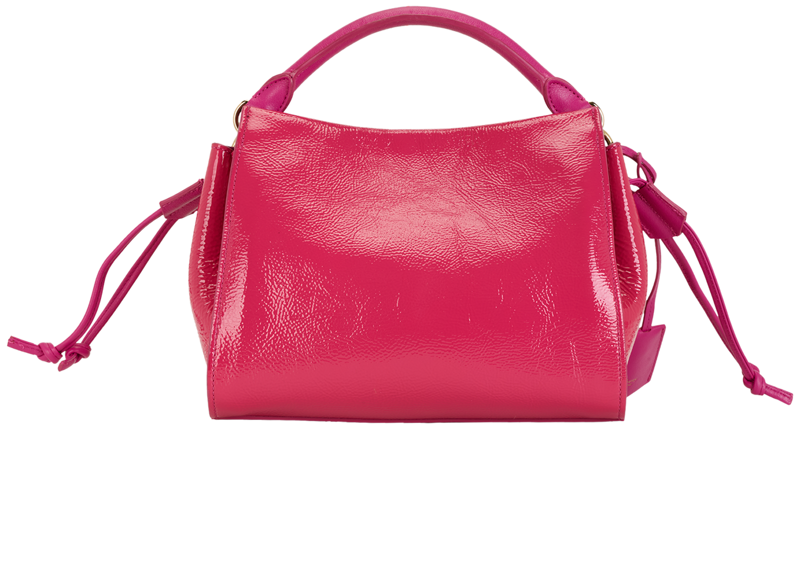 Small Iris, &pound;350, Handbags, Pink, Patent Leather, Back view